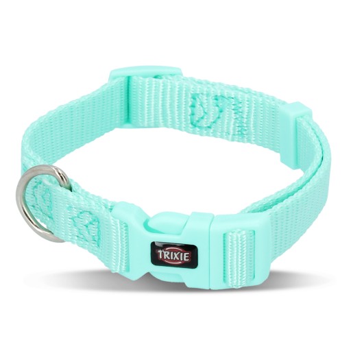 Prémiový obojok, pre psov, mint farba, S: 25–40 cm/15 mm