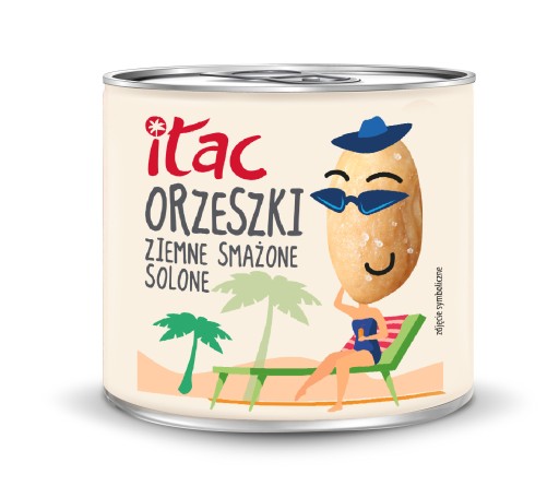 ARAŠIDY VYPRAŽENÉ SOLENÉ 140 g CAN ITAC