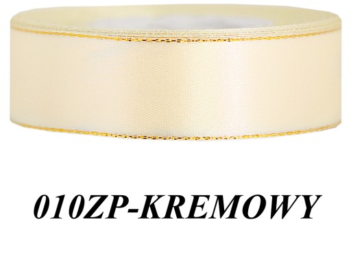 Saténová stuha Golden Stripes 25mm/27m 15ko