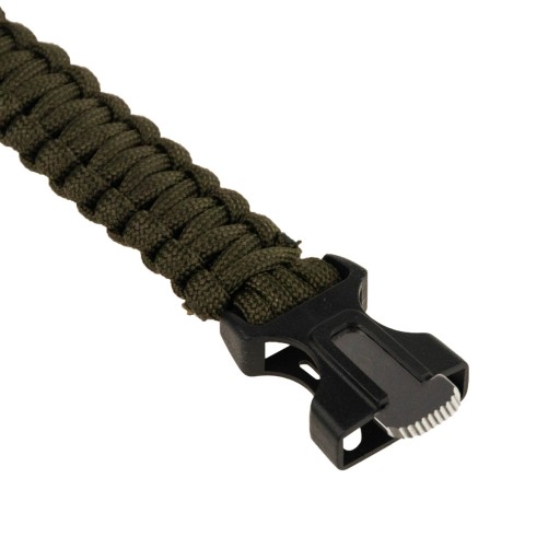 NÁRAMOK NA PREŽITIE 5 V 1 PÁSOVÝ KOMPAS FLINT ROPE BLADE LANO PARACORD