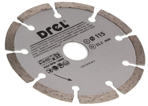 SEGMENTOVANÝ DIAMANTOVÝ KOTOUČ NA BETÓN 115 mm