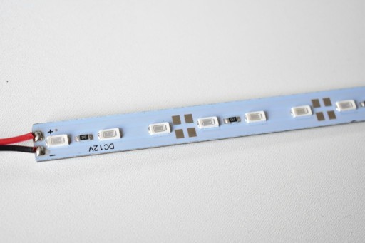 Pevný LED pás 5730 4,8W 12V ZÁVOD 4:1 hliník 0,5m