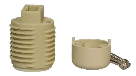 Závitová objímka G9 so závitom 20,8 mm, porcelán, keramika, komplet