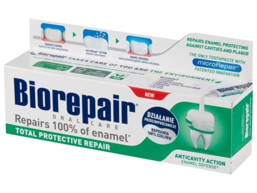 Biorepair Zubná pasta bez fluoridu s plnou ochranou