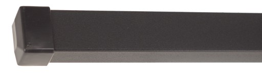 SILNÉ PODPORNÉ NOHY PRE DVERE BRÁNY 30CM PROFIL 20x30MM ČIERNE POĽSKO