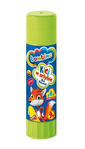 Školská kancelárska lepiaca tyčinka BAMBINO 9g tyčinka