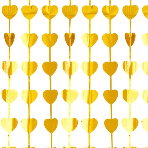 ZLATÉ SRDCE ZÁCLONA NA VALENTÍNA 1X2M