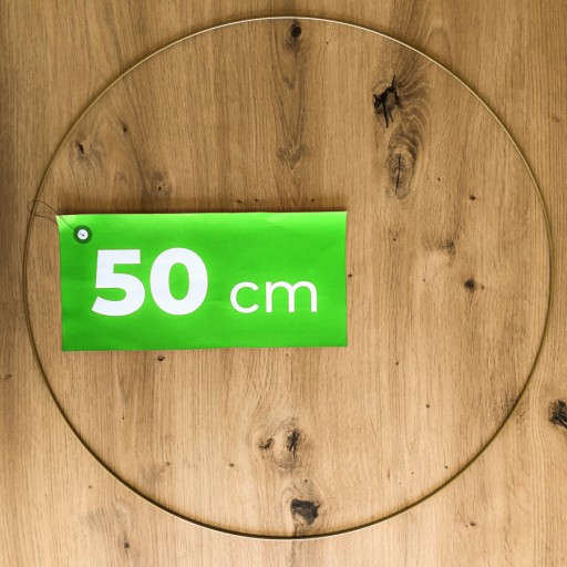 Kovový prsteň GOLD MAT lapač snov, kruh 50 cm