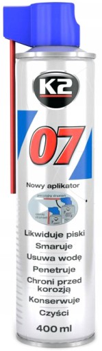 K2 07 ODSTRAŇOVANIE HRDZE UNIVERZÁLNY PRÍPRAVOK 400 ML