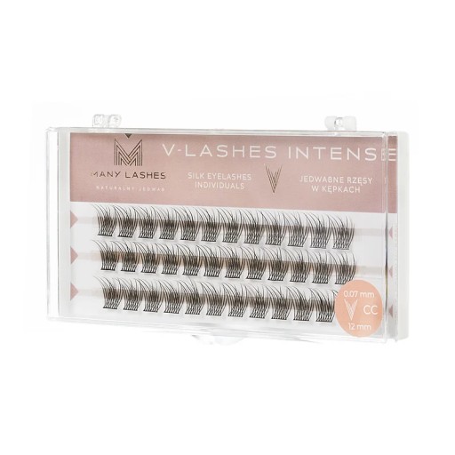 Trsovité mihalnice - V-Lashes INTENSE | CC twist 11 mm