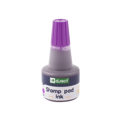 ŠTANDARDNÝ atrament na vodnej báze pre D.RECT STAMPS, fialový, 30 ml