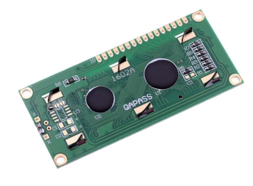 031 LCD displej 2x16 HD44780 1602 Blue Arduino