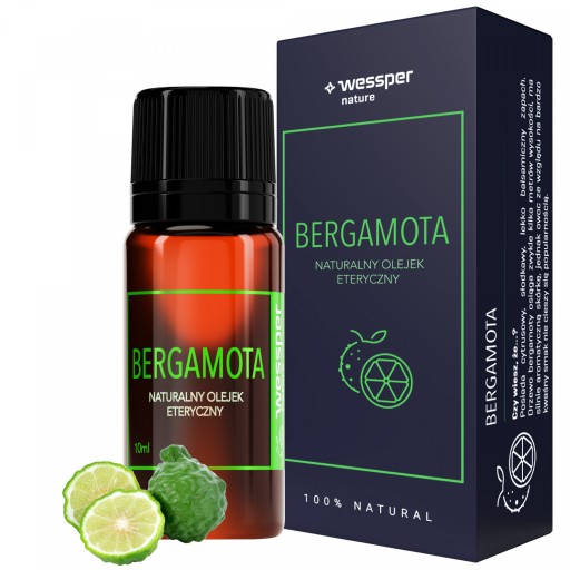 100% PRÍRODNÝ Bergamotový ESENCIÁLNY OLEJ 10 ml