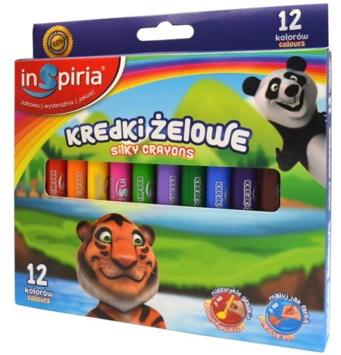 Gélové pastelky 12 farieb