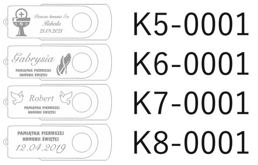 Pendrive 4 GB 2.0 suvenír 1. sväté prijímanie + KRABIČKA