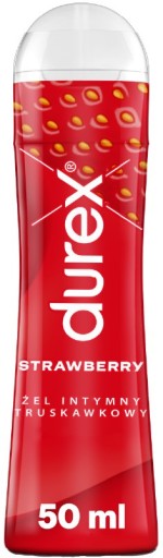 DUREX Play intímny gélový lubrikant JAHODA Fruity Moisturizing 50ml