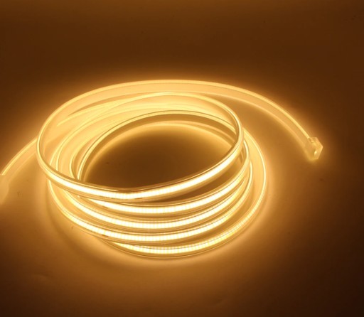COB NEON LED pásik VODEODOLNÁ HADICA 10W Teplá 230V vonkajšia linka 1M