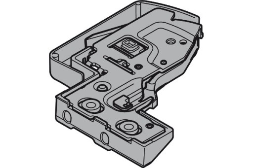 BLUM T51.7601 Spojka Movento s nastavením, pravá