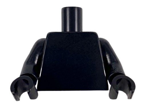 LEGO Figúrka Torzo Body Black 6245788 973c00