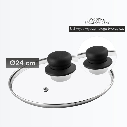 TEPLOTOLNÁ SKLENENÁ KRVÍČKA NA HRNEC 22CM