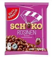 G&g Schoko Rosinen hrozienka v čokoláde 200g