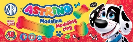 Modelovacia hmota 18 farieb Astrino Astra - Kreatívna zábava!