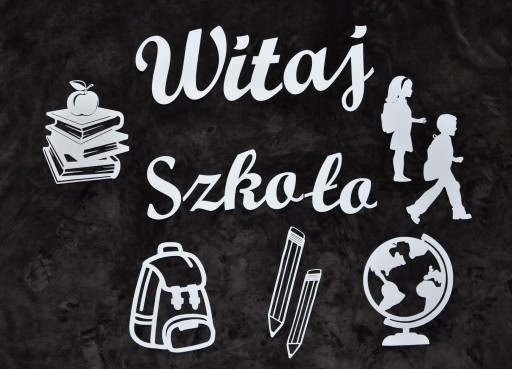 Chlapec okenná dekorácia tabule školská škôlka