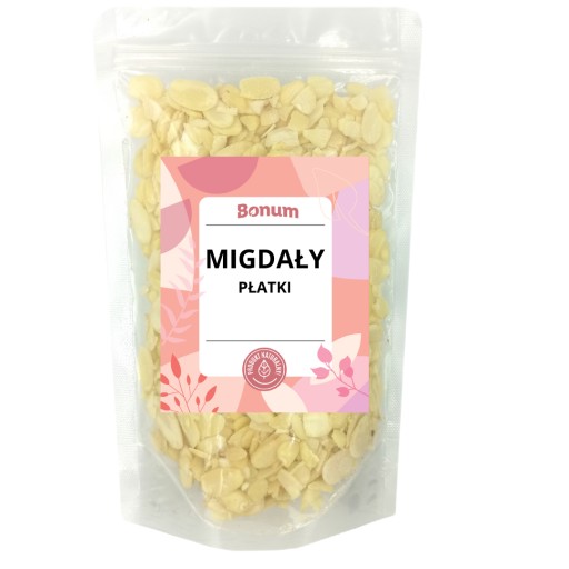 Mandľové lupienky, prírodné rezané mandle, 100g