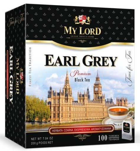 EARL GREY PREMIUM Čierny čaj MY LORD MALWA