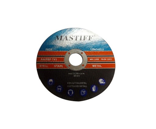 MASTIFF INOX KOVOVÉ REZNÉ KOTÚČE 125 1 KS
