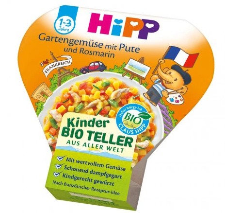 Hipp Bio Záhradná Zelenina Morčacie Rozmarín 1 rok