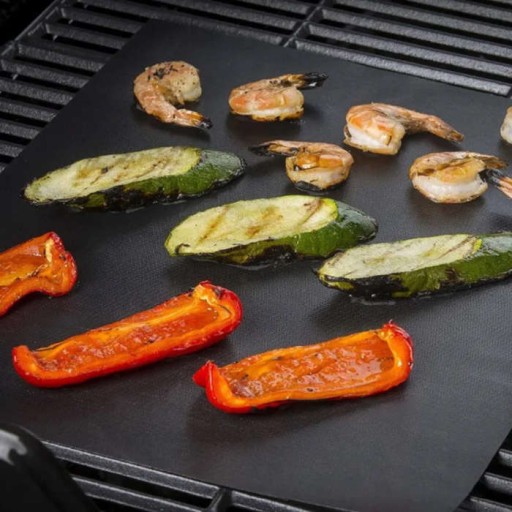 TEFLÓNOVÁ BBQ PODLOŽKA NA PEČENIE GRILOVACÍ PLECH DO RÚRY, OPÄTOVNE POUŽITEĽNÁ