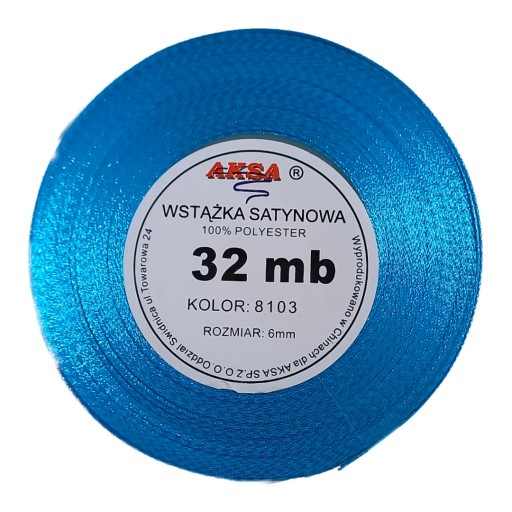 Saténová stuha 6mm, ČERVENÁ farba 8055