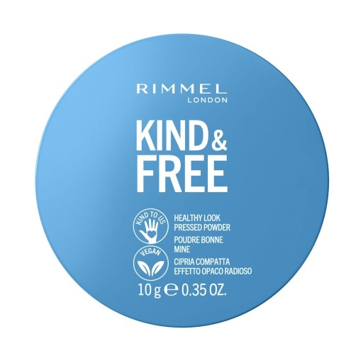 Rimmel Kind & Free vegánsky lisovaný prášok 001 Translucent 10g