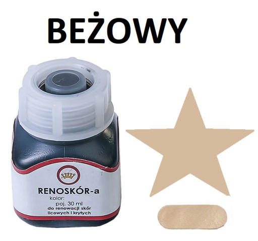 FARBA NA KOŽU RENOSKIN béžová
