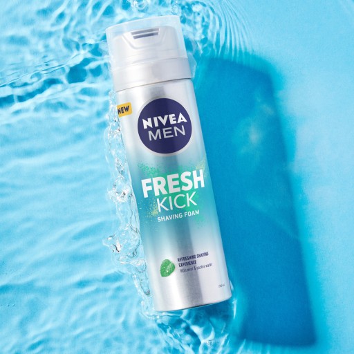 Nivea Men Fresh Kick osviežujúca pena na holenie 200 ml