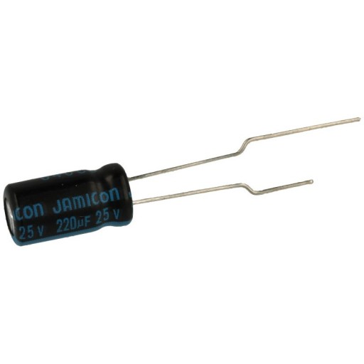 Kondenzátor 220uF/25V elektrolyt 105°C / 15519