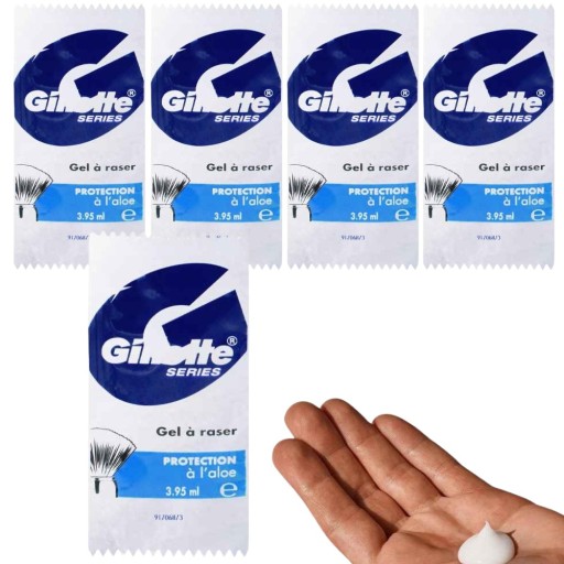 5X TRAVEL HANDY GÉL NA HOLENIE SÉRIA GILLETTE PROTECTION 3,95 ml