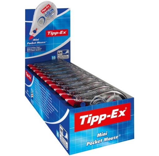 Korektor myši Tipp-Ex Mini Pocket 6 m BIC