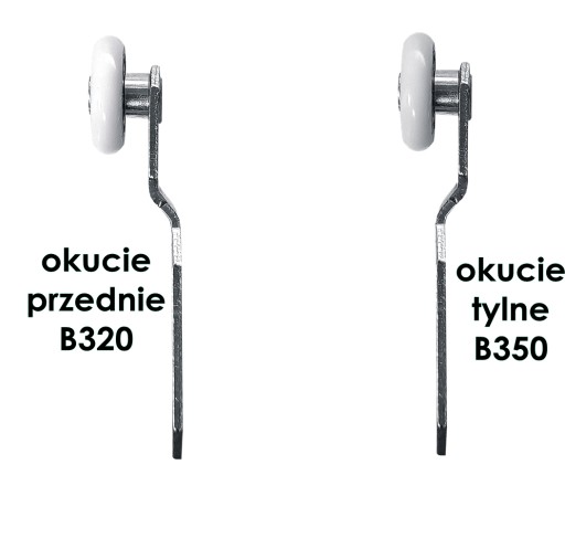 HORNÝ VOZÍK PRE POSUVNÉ DVERE, FORMA B320 PRED