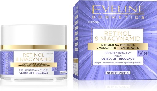 Eveline Cosmetics Retinol & Niacinamide cream 50+