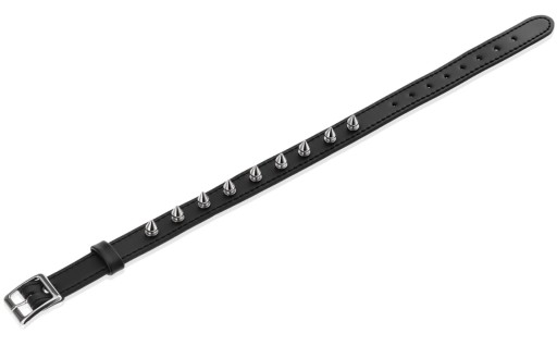 POHLAČNÝ GOLIER S OSTRÝMI, STUDED BDSM CHOKER S ÚPRAVOU OKOLNOSTÍ