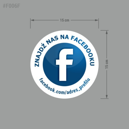 Facebooková nálepka 15x15