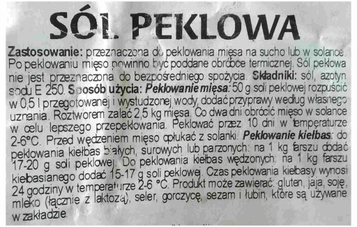 Nakladacia soľ 1kg Prymat Nakladané vrece