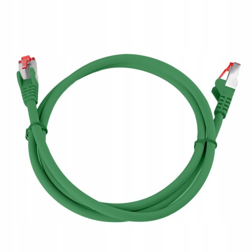 RJ45 LAN kábel CAT 6 S/FTP AWG27 LSZH zelený 5m