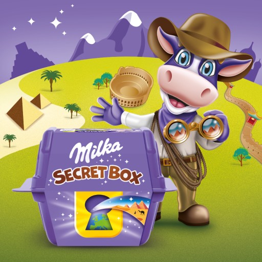 Milka Secret Box nová kolekcia 7 divov sveta