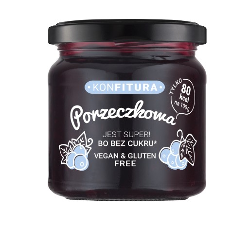 RÍBEZĽOVÝ džem, ríbezľový 190g, BEZ CUKRU