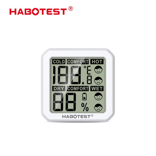 MINI METEOSTANICA MERANIE TEPLOTY A VLHKOSTI ČISTEJ OBRAZOVKY HABOTEST