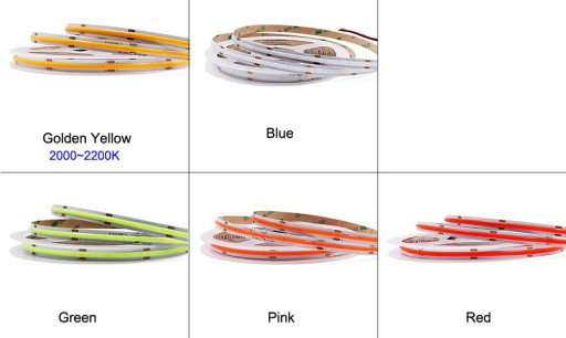 COB LED PÁS ip20 12V 12w/m neónový ČERVENÝ 1m
