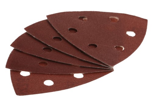 VELCRO BRÚSNY PAPIER TROJUHOLNÍK ŽEHLIČKA P180 5 KS